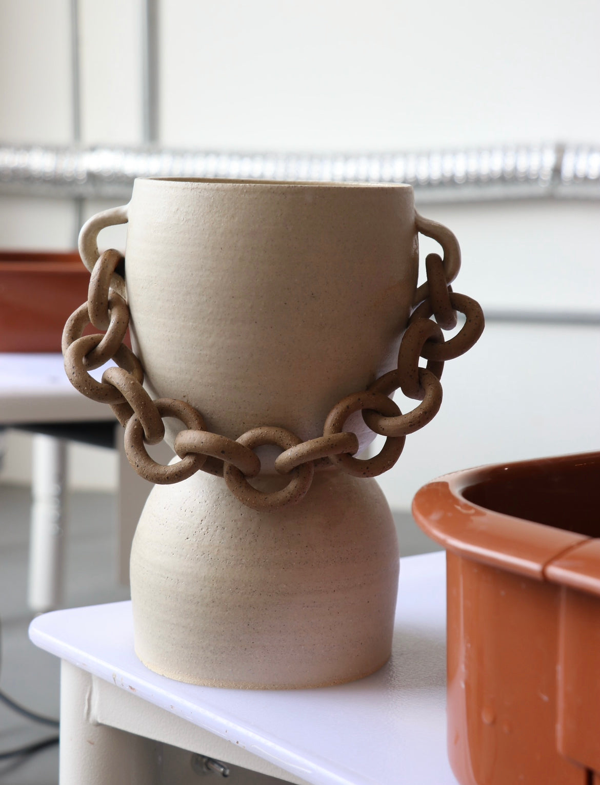 Chained planter